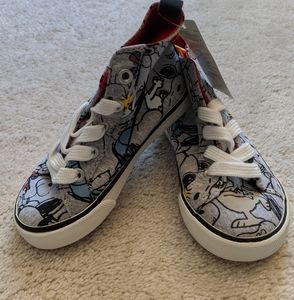 NWT baby GAP + Peanuts Snoopy Woodstock High Top Shoes, Toddler 7